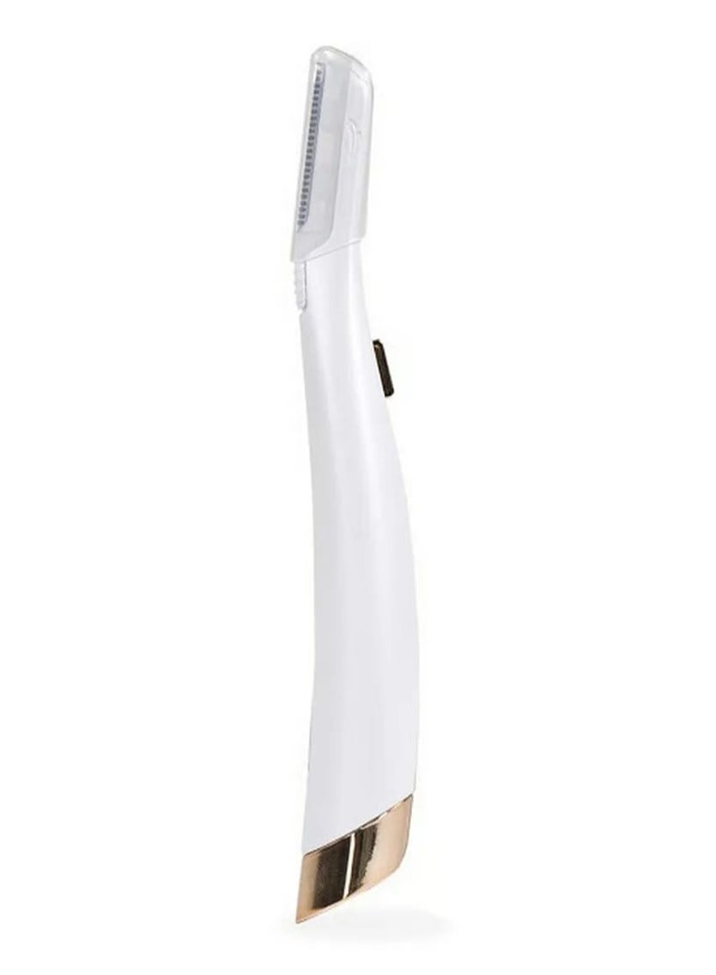 Flawless Dermaplane Glow, Lighted Facial Exfoliator and Hair Remover, 6 Replacement Heads Included - Image 2
