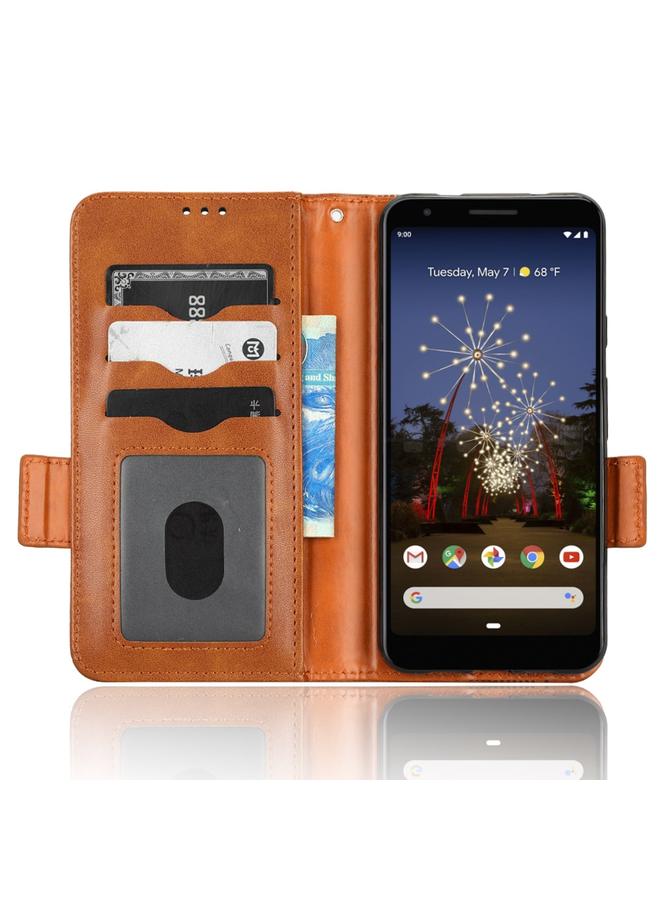 زبون جراب هاتف Google Pixel 3 Lite / 3a من الجلد بتصميم مثلث متماثل - Image 4