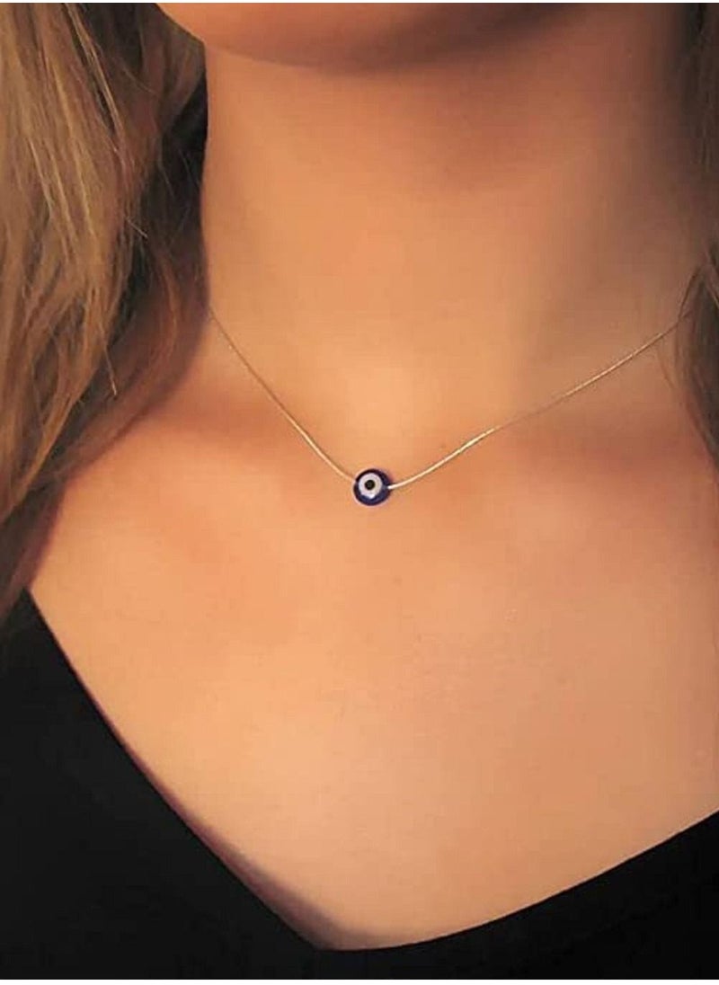 Generic Blue Evil Eye Necklace  - Image 2