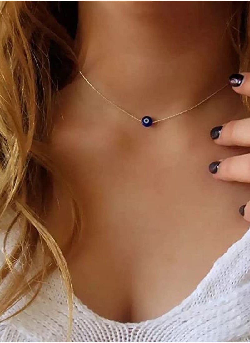 Generic Blue Evil Eye Necklace  - Image 3