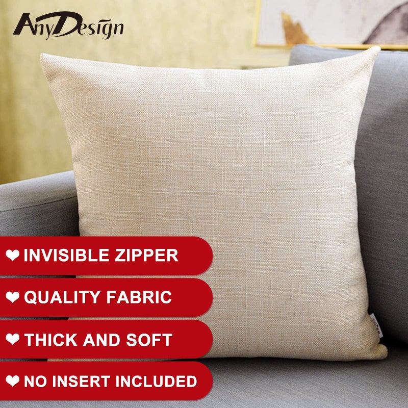 AnyDesign Vintage Valentine's Day Pillow Covers 18 x 18 Inch Retro Angels Throw Pillow Case Decorative Cushion Cover for Sofa Couch Wedding Anniversary Home, Set of 4 - Image 3