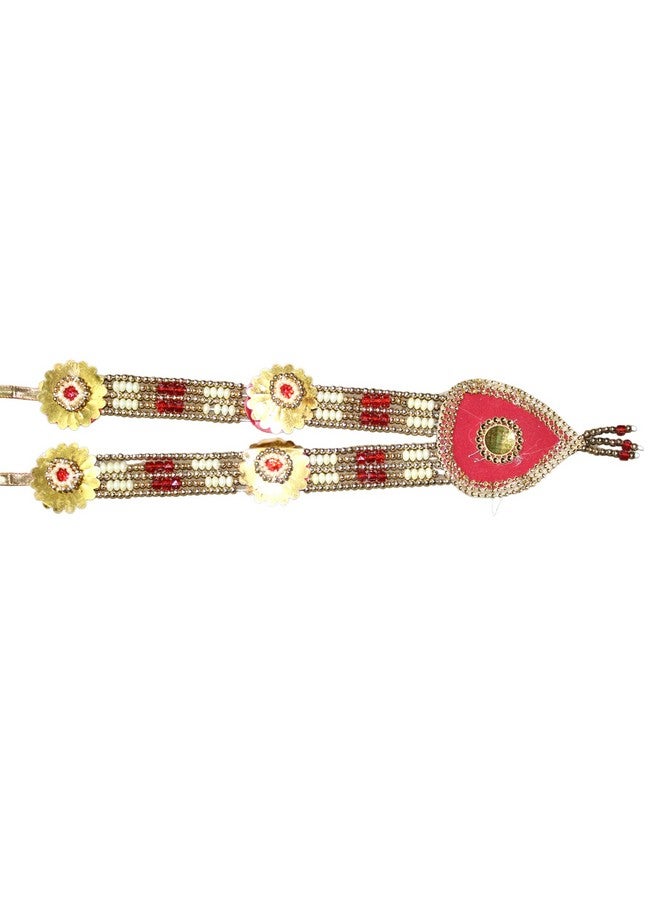 Kaku Fancy Dresses Ram Jewellery For Kids | Lord Ram Costume Accessories With Dhanush For Kids | Raja Ram Fancy Dress Jewellery For Ramleela Play & Stage Shows - Plastic, Multicolor - Image 3