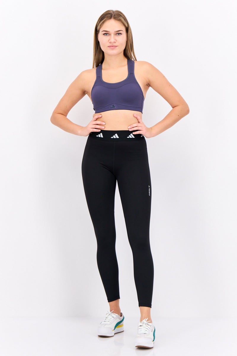 Adidas Women Sportswear Fit 7/8 Training Leggings, Black - Image 4
