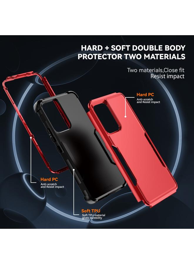 اس-توب جراب لهاتف Samsung Galaxy A53 5G مصنوع من مادة TPU + PC، جراب هاتف واقٍ مقاوم للصدمات - Image 4