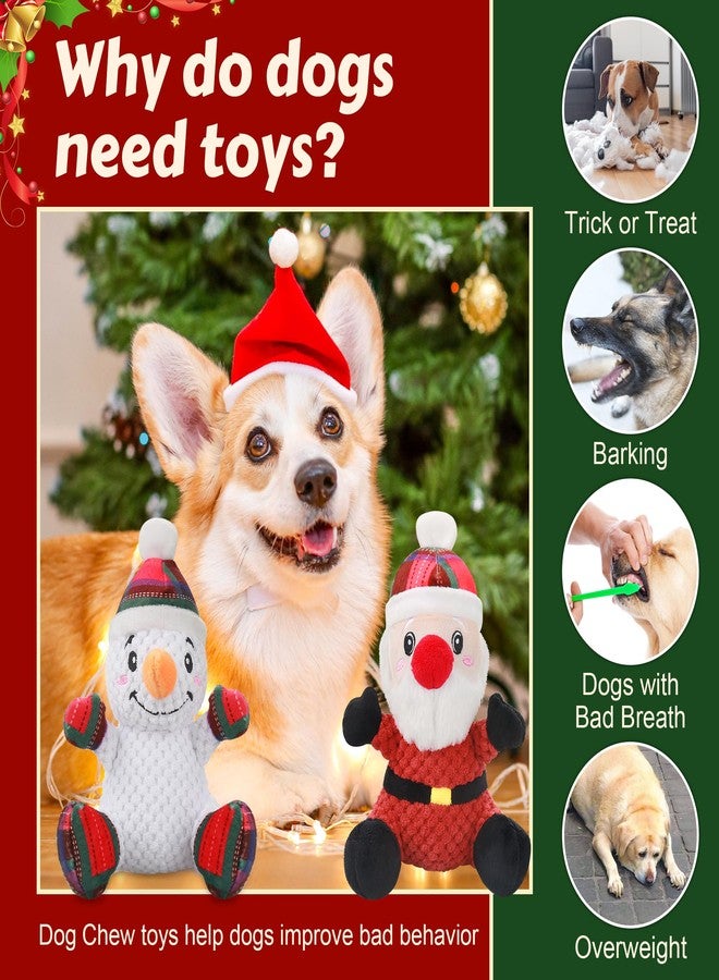 Newget Squeaky Dog Toys, 2 Pack Dog Chew Toys with Crinkle Paper for Puppy, Small, Medium, Large Dogs, Interactive Pet Holiday Toys for Training and Reducing Boredom - Image 4