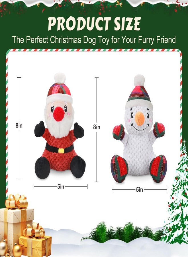 Newget Squeaky Dog Toys, 2 Pack Dog Chew Toys with Crinkle Paper for Puppy, Small, Medium, Large Dogs, Interactive Pet Holiday Toys for Training and Reducing Boredom - Image 3