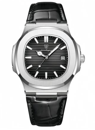 Ultra Thin Waterproof Men's Watch with Calendar, Mineral Glass, and Unique Octagonal Case Design - pzsku/Z9522C298303A8612CEC5Z/45/1745290967/2a7179b1-8306-4cf9-b900-7be4964b6a27