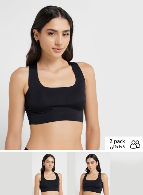 2 Pack Seamless Bra