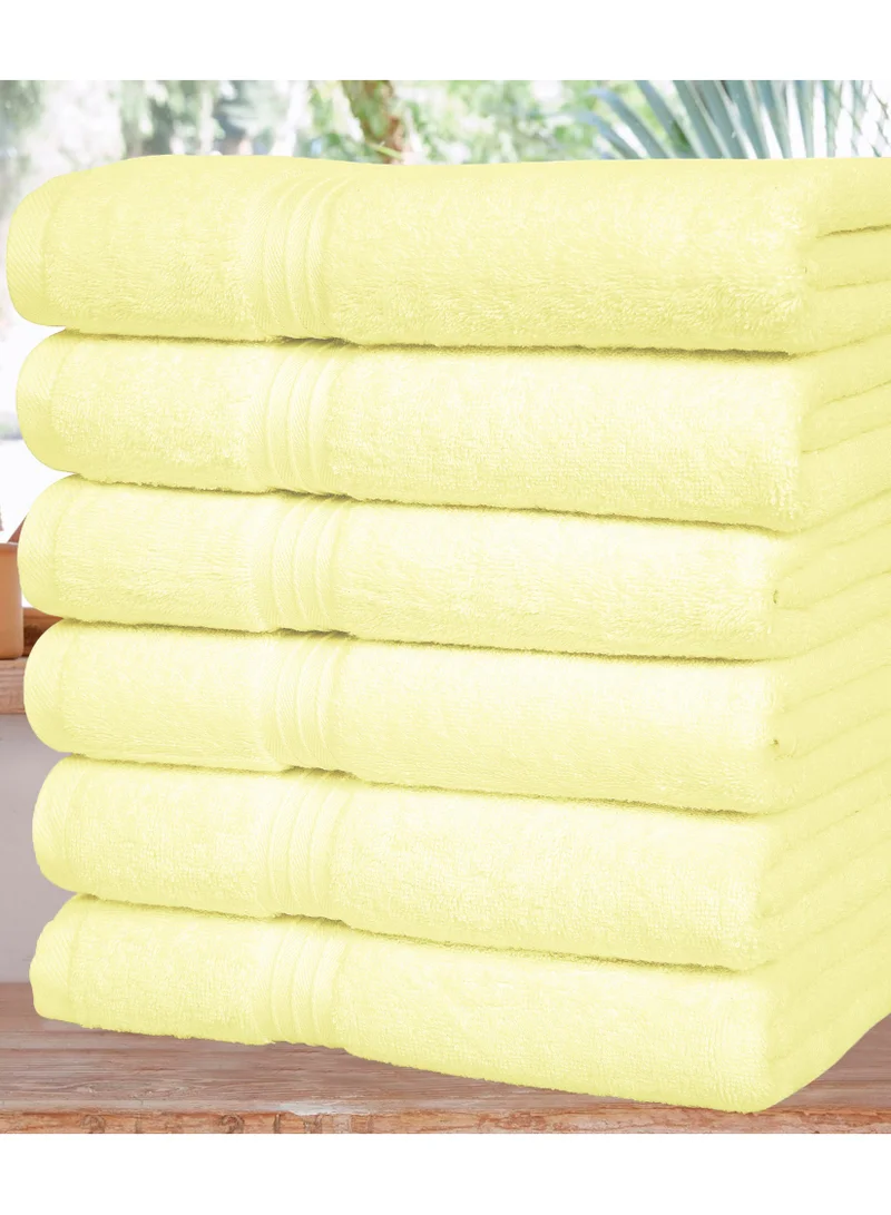 بليس كاسا Bliss Casa - مناشف يد كبيرة (6 عبوات، 50 × 100 سم) - 100% قطن ممشط - جودة ممتازة، فائقة النعومة وعالية الامتصاص، مناشف يد بجودة الفنادق والمنتجعات الصحية