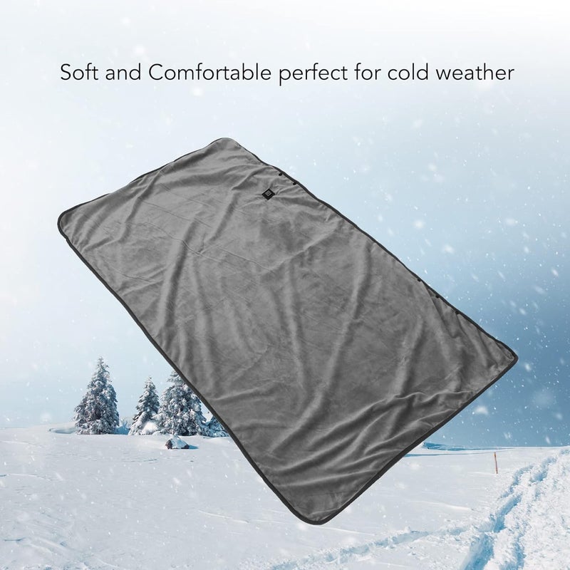 Heated Warm Shawl, USB Heated Shawl 3 Temperature Soft Comfortable Electric Heated Shaw Throws for Home Camping in Cold Weather - Image 4