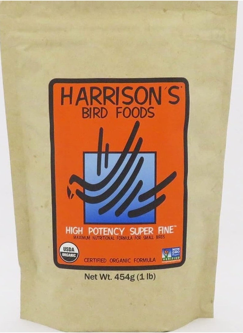 Harrison's Bird Foods HARRISONS BIRD FOODS HIGH POTENCY SUPER FINE 1LB 454GRM 