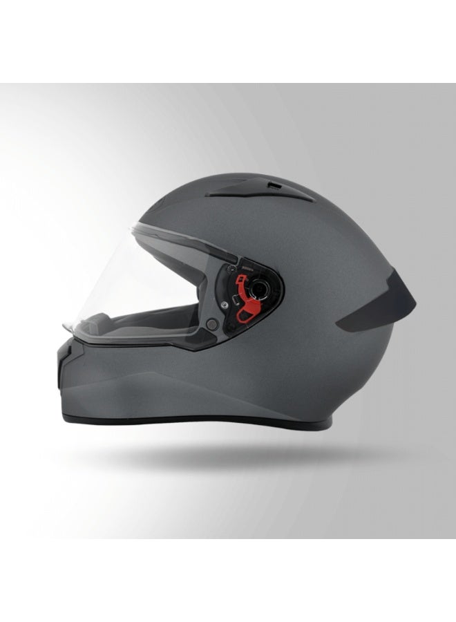 STUDDS Full Face Motorcycle Helmet with Bluetooth, Ventilation System, Quick Release Visor and Chin Strap, DOT Certified, Matte Gun Grey, Size L - Image 5