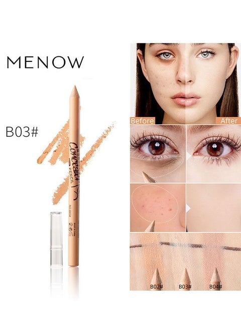 Wonder Concealer Pen B03, Gives Full Coverage To Hide Imperfections, Reduce The Appearance of Blemishes, Redness and Pores, Good For Use Before Makeup, Perfectly Blends Into Liquid Foundation