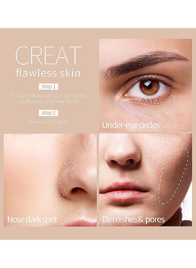 Wonder Concealer Pen B03, Gives Full Coverage To Hide Imperfections, Reduce The Appearance of Blemishes, Redness and Pores, Good For Use Before Makeup, Perfectly Blends Into Liquid Foundation