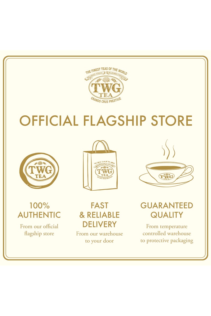 TWG Tea Yunnan FOP, Black Tea Blend in 15 Hand Sewn Cotton Tea Bags in Giftbox, 37.5g - Image 5