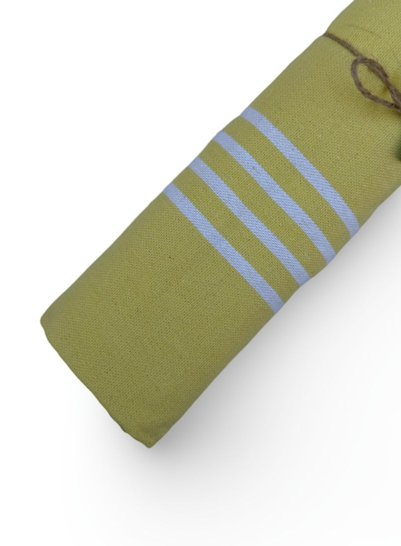 The Line Beach Towel Yellow - Image 4
