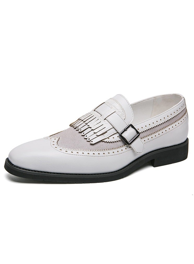 Shougu Versatile Retro Casual Leather Shoes  - Image 1