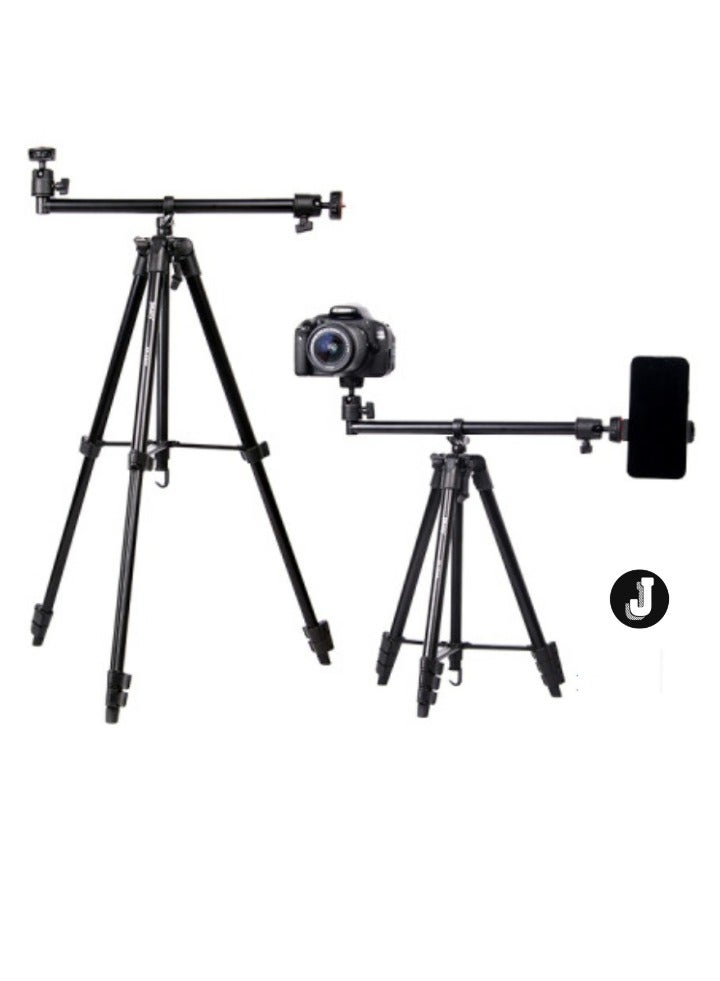 JAJEEK 2-in-1 Overhead Vlogging Tripod 9 g