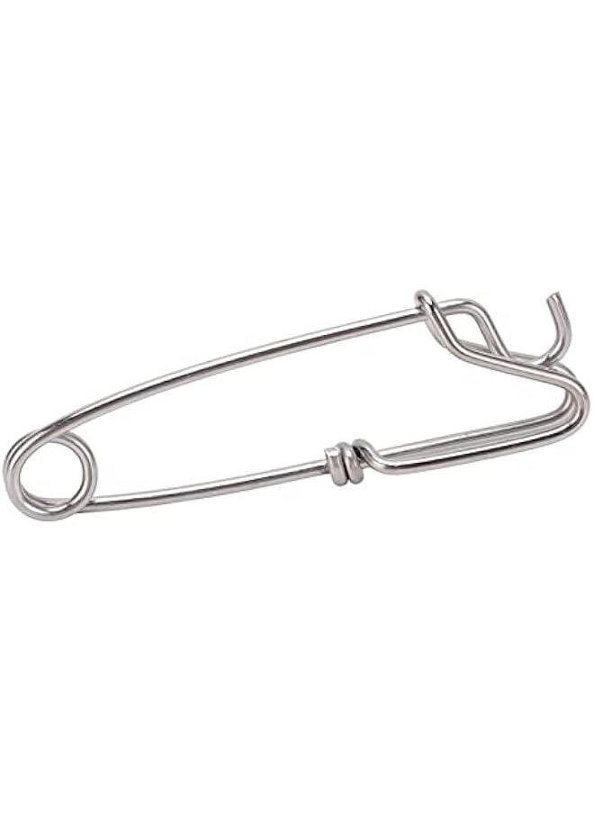 Generic - Longline Fishing Snap Clips , Stainless Steel Longline Branch Hanger Snap Swivels fl-oat Line Tuna Clip Fishing Accessories , Downrigger Release Clip , 5Pcs Tuna Clips for Floats Tuna Fishing Line F - Image 1