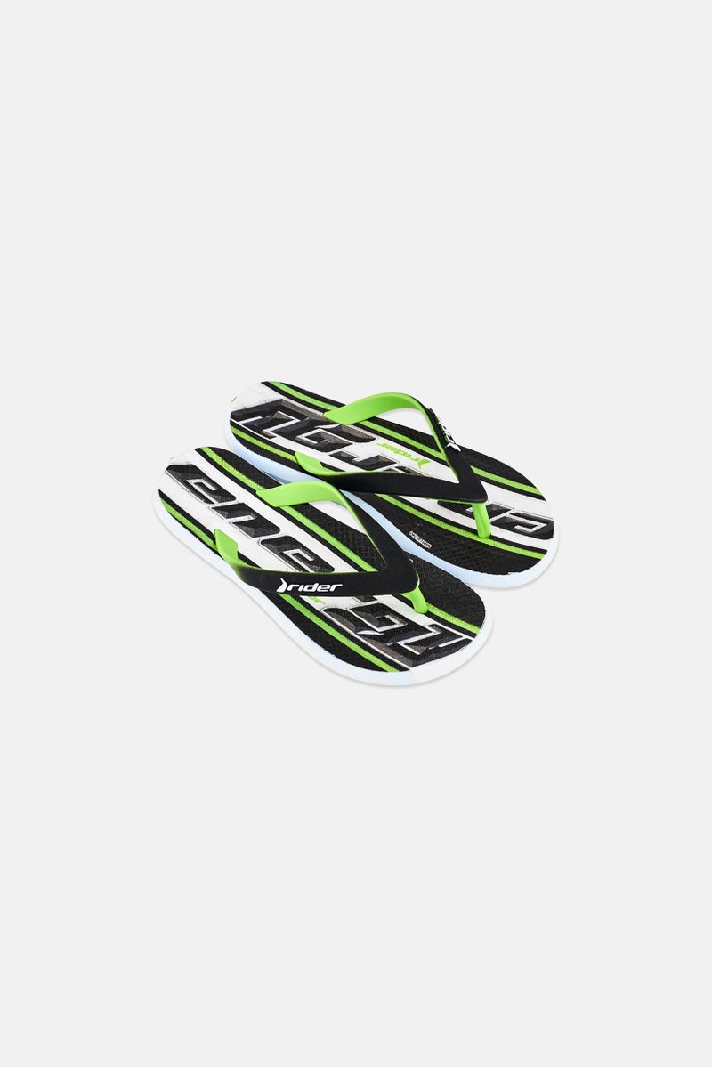 RIDER Kids Boy R1 Play Slip On Slippers, Multicolor - Image 2