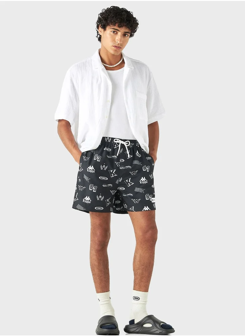 كابا All Over Printed Swim Shorts