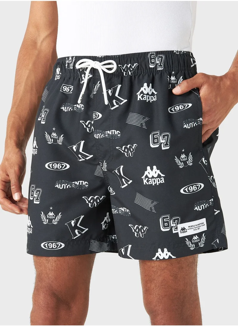 Kappa All Over Printed Swim Shorts