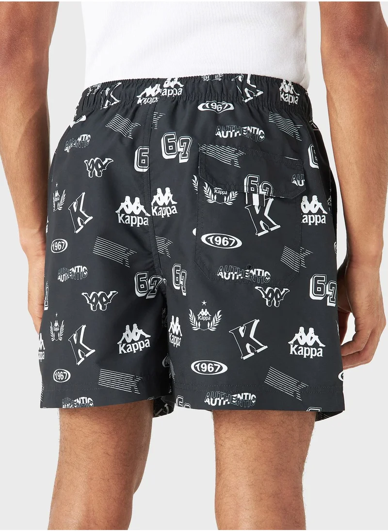 Kappa All Over Printed Swim Shorts