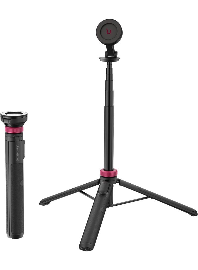 ULANZI 61'' Magnetic Selfie Stick Phone Tripod with Wireless Remote, Extendable Cell Phone Tripod Stand, Compatible with MagSafe, Cellphone Tripod for iPhone 15 14 13 12 Series and Android Phones - Image 1