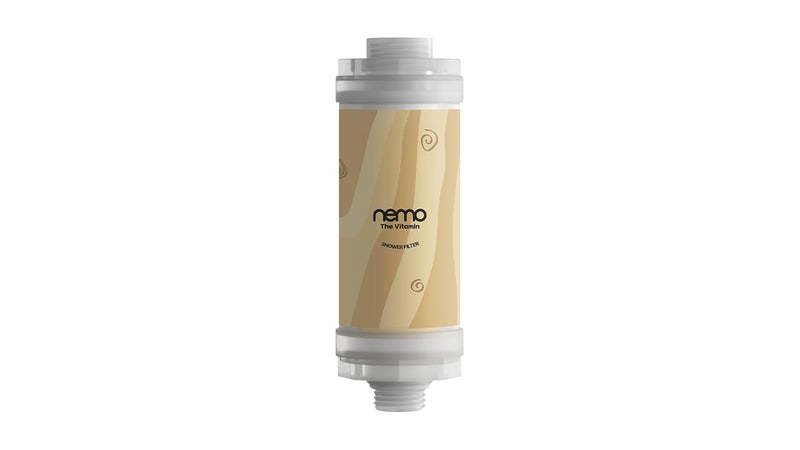 NEMO Vitamin Showerfilter (Relaxy Woody Scent) – Advanced Chlorine & Rust Removal | Vitamin C + Glycerin Enriched |Moisturising Filter for Soft Skin & Hair | Korean Water Purifier Technology | 1 Unit - Image 1