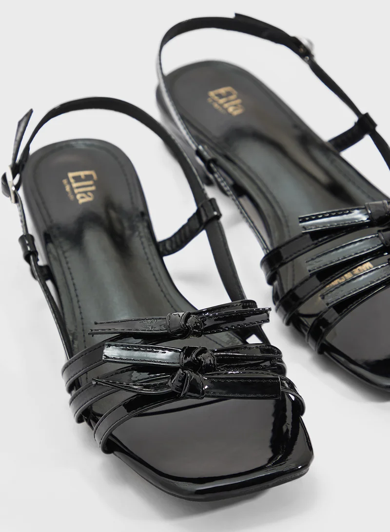 ELLA Flat Sandal With Bows