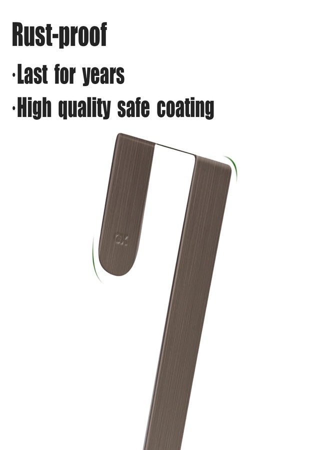 جايم إكسل خطاف معدني كبير لتعليق أكاليل عيد الميلاد على الباب الأمامي من GameXcel، قطعتان، مقاس 15 بوصة - برونزي - Image 3