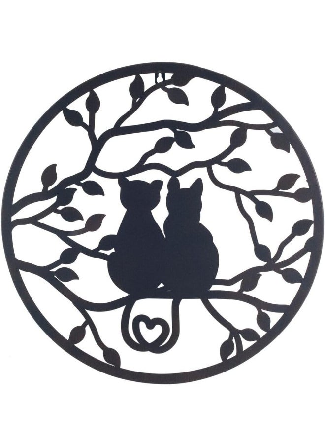 Horoof Home Horoof Home® Black Acrylic Cat Wall Art  - Image 2