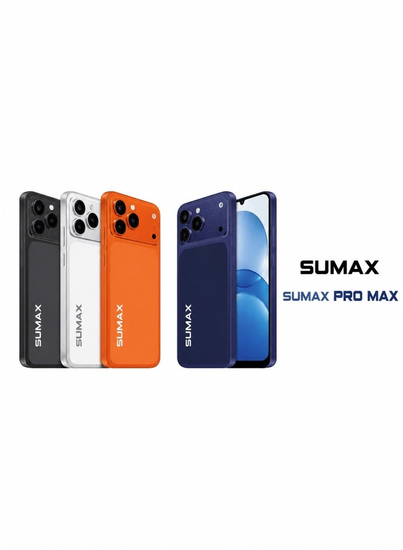 Sumax 17 Pro Max 5G Smartphone | 24GB RAM + 1TB ROM | 6.8-Inch HD+ Display | 30MP AI Triple Camera | 5000mAh Battery | Dual SIM | Face Unlock | Ultra-Slim Design | Orange | 1 Year Warranty - Image 2
