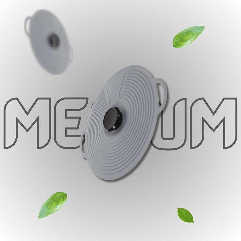 Vroxy Universal Anti Splatter Cover Silicone Bowl Covers, Silicone Lids for Pots and Pans Food and Bowl Covers Food and Bowl Covers Silicone Pot Cover (Medium) - Image 2