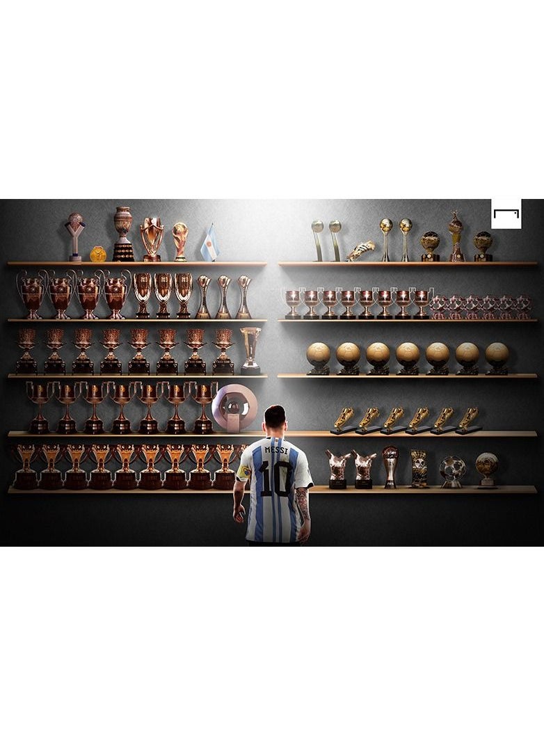 ماركة غير محددة - ملصق لاعب الماعز ميسي مع أمجاد المهنة 42 * 30 سم - Image 1