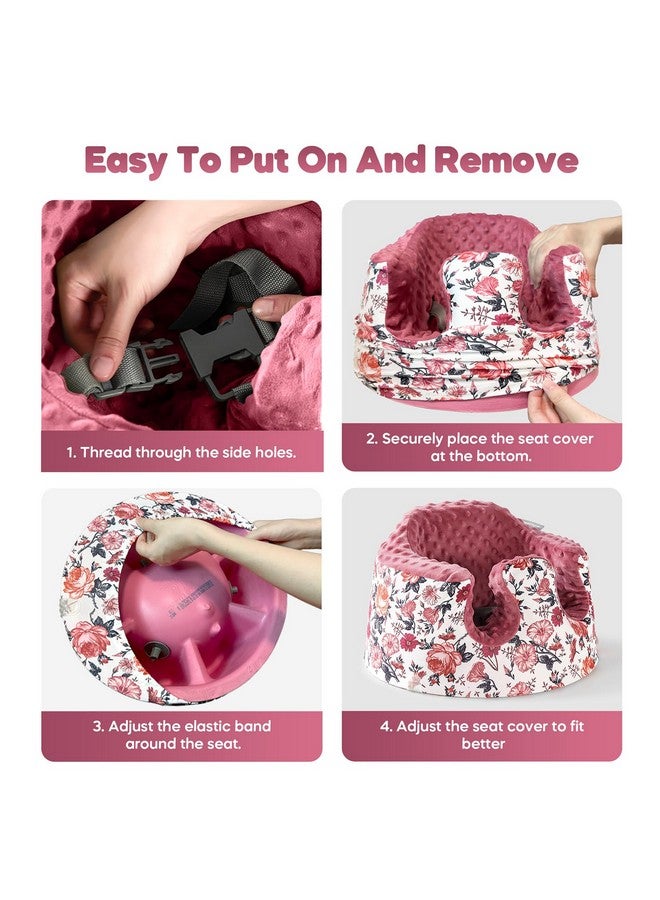 mamatepe Seat Cover Compatible with Bumbo and Nuby Seat,Booster Seats Accessories,Soft Breathable Cover for Baby Girl Boy,Cover Only - Image 5