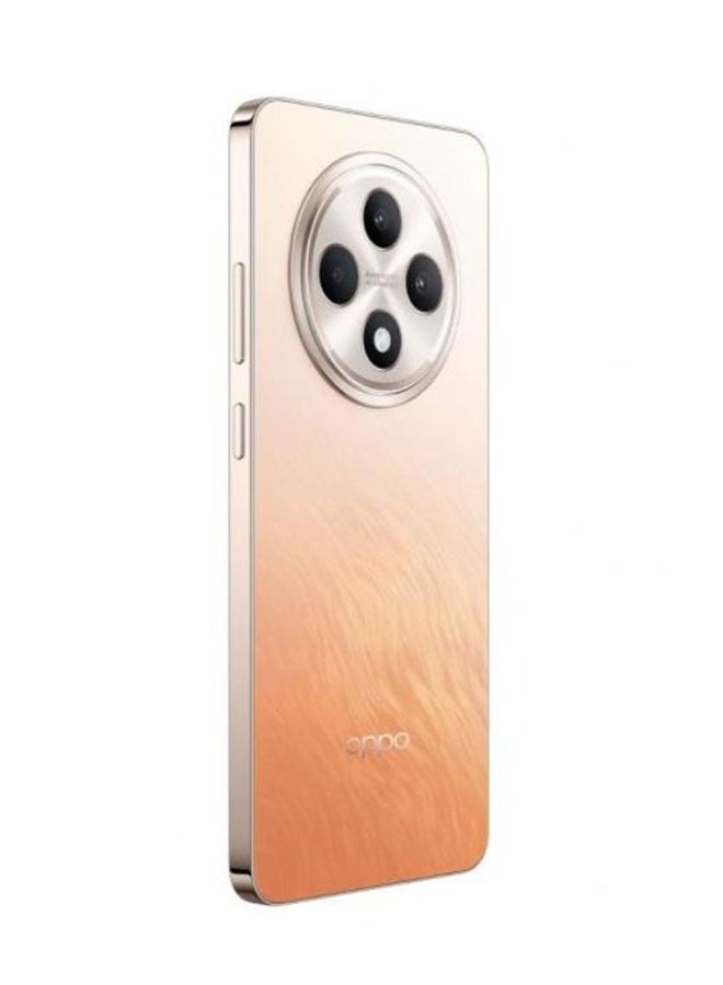 أوبو هاتف Reno 12F 5G ثنائي الشريحة باللون البرتقالي الكهرماني وذاكرة الوصول العشوائي (RAM) سعة 12 جيجابايت وسعة 512 جيجابايت - الإصدار العالمي - Image 3
