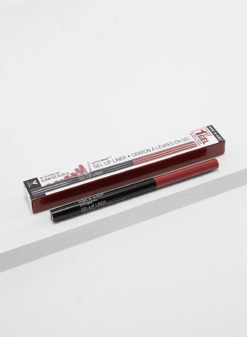 Wet N Wild Perfect Pout Gel Lip Liner - Gone Burgundy