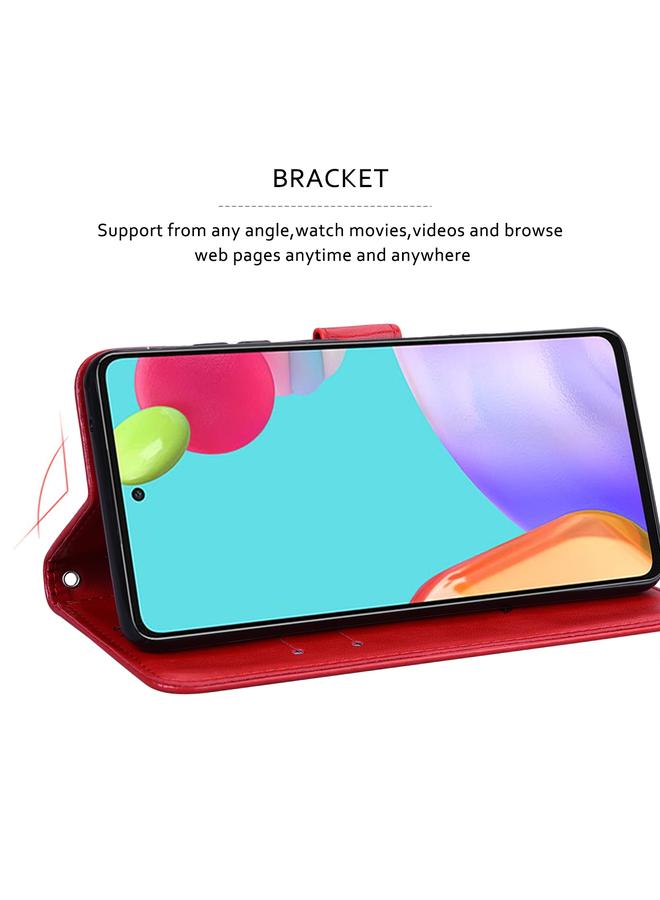 Zaboon Case For iPhone 13 Pro Max Rose Embossed Horizontal Flip PU Leather Case with Holder & Card Slots & Wallet - Image 5