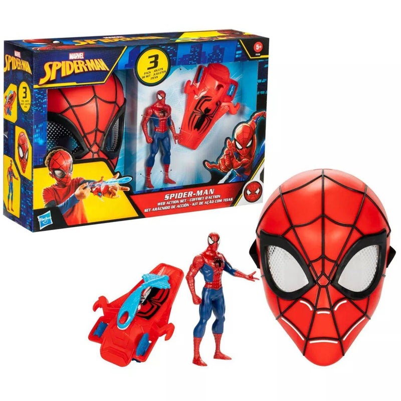 Marvel Spider-Man Web Action Set (15.24 cm, Pack of 3) - Image 2