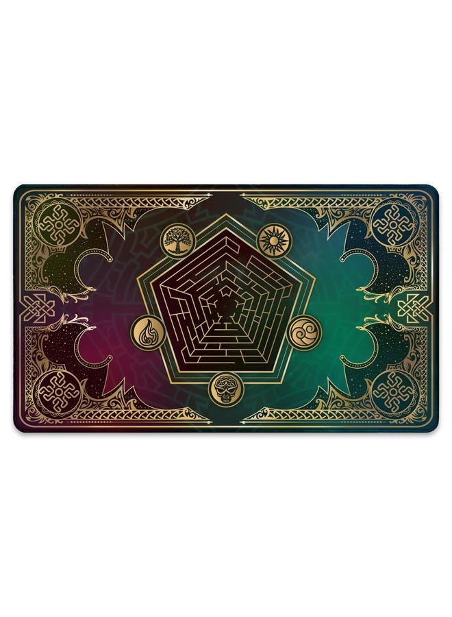 Paramint Mana Blast (Stitched) - MTG Playmat - Compatible for Magic The Gathering Playmat - Play MTG, YuGiOh, Pokemon, TCG - Original Play Mat Art Designs & Accessories - Image 2