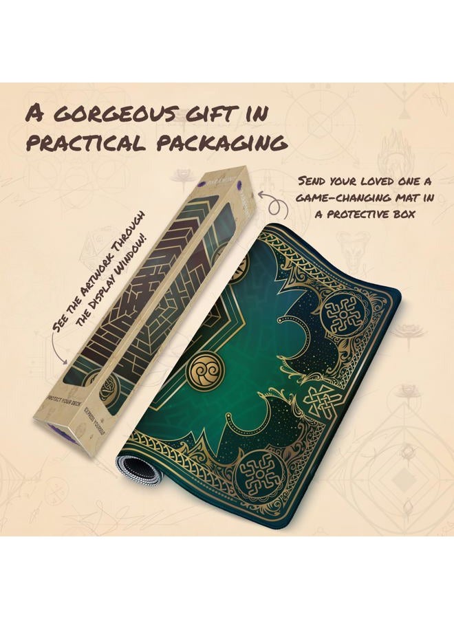 Paramint Mana Blast (Stitched) - MTG Playmat - Compatible for Magic The Gathering Playmat - Play MTG, YuGiOh, Pokemon, TCG - Original Play Mat Art Designs & Accessories - Image 5