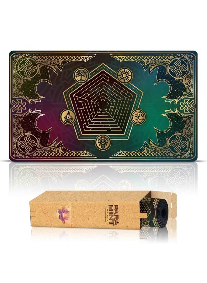 Paramint Mana Blast (Stitched) - MTG Playmat - Compatible for Magic The Gathering Playmat - Play MTG, YuGiOh, Pokemon, TCG - Original Play Mat Art Designs & Accessories - Image 1