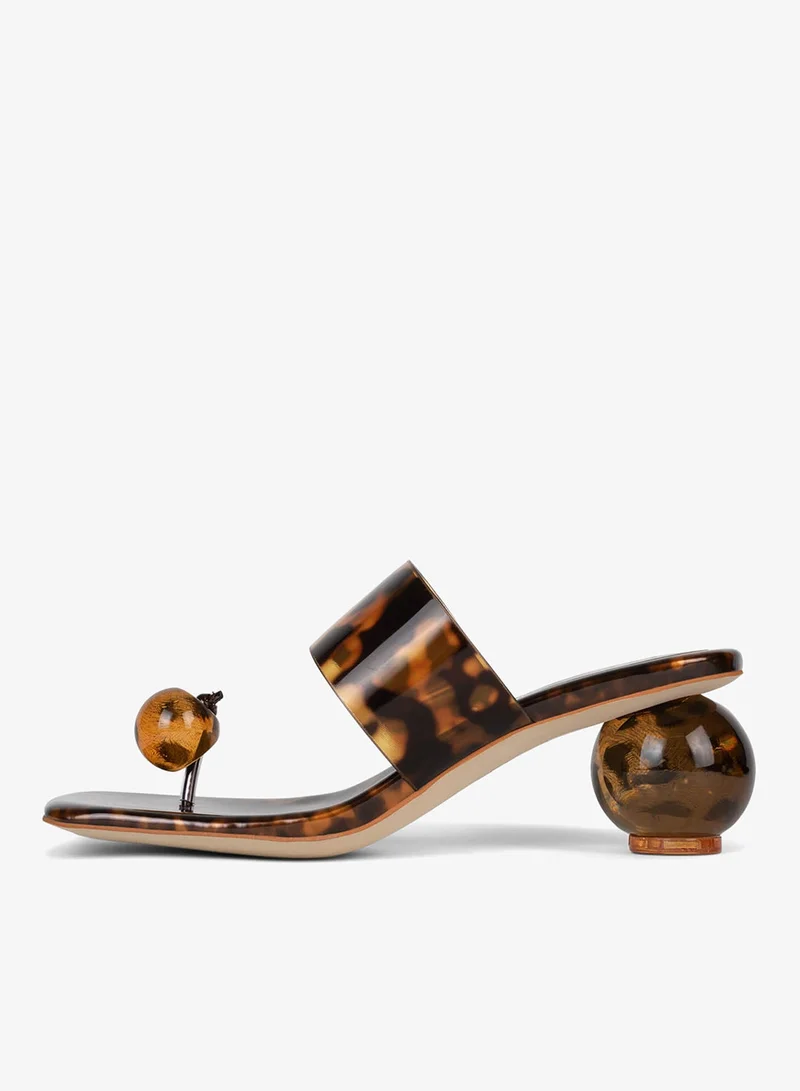 Jeffrey Campbell  lucite spherical heeled Sandals for Women | Best Price UAE