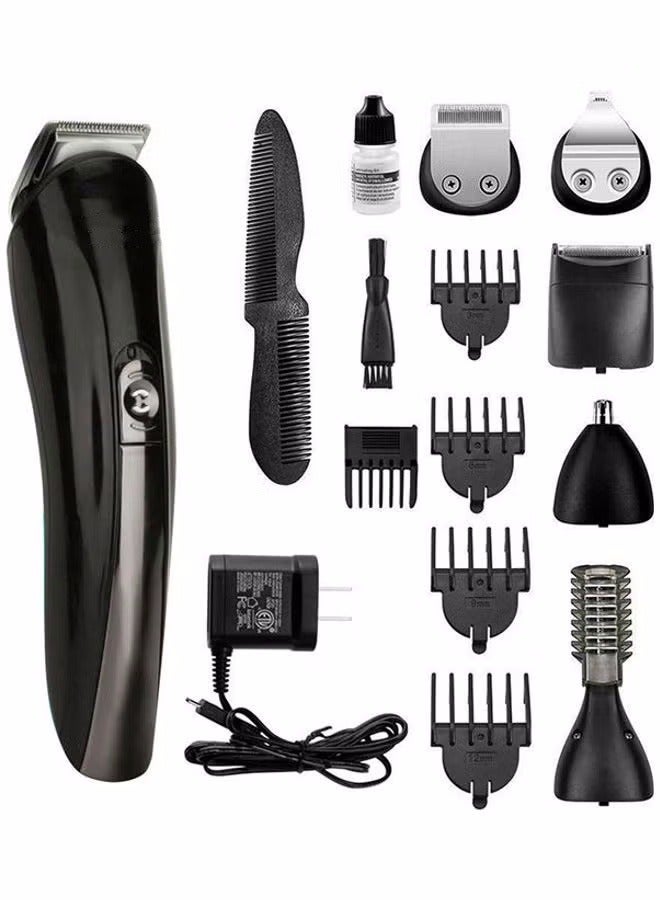 600 Multifunctional Hair Trimmer Grooming Kit - Cordless Electric HairTrimmer for Beard & Body Care, Rechargeable Trimming Set - Image 1