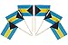 QQSD Bahamas Toothpick Flag Bahamian Small Mini Cupcake Topper Flags100 pcs - Image 3