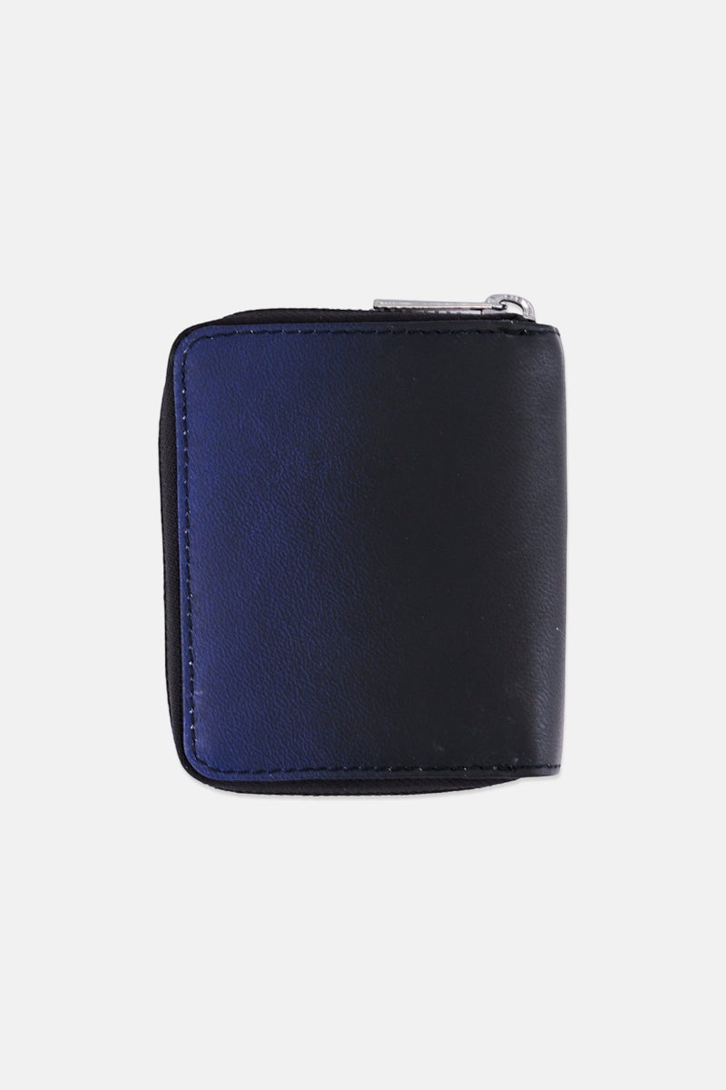 Karl Lagerfeld Men Ombre Zipper Wallet, Black - Image 2