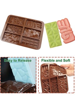 Lemon 2 Pcs Silicone Chocolate Molds, Dubai Chocolate Bar Pistachio Kit, Non-Stick, Chocolate Mold for Baking  - Image 5
