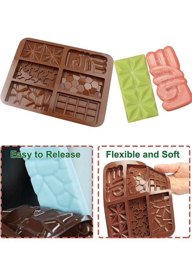 Lemon 2 Pcs Silicone Chocolate Molds, Dubai Chocolate Bar Pistachio Kit, Non-Stick, Chocolate Mold for Baking  - Image 5