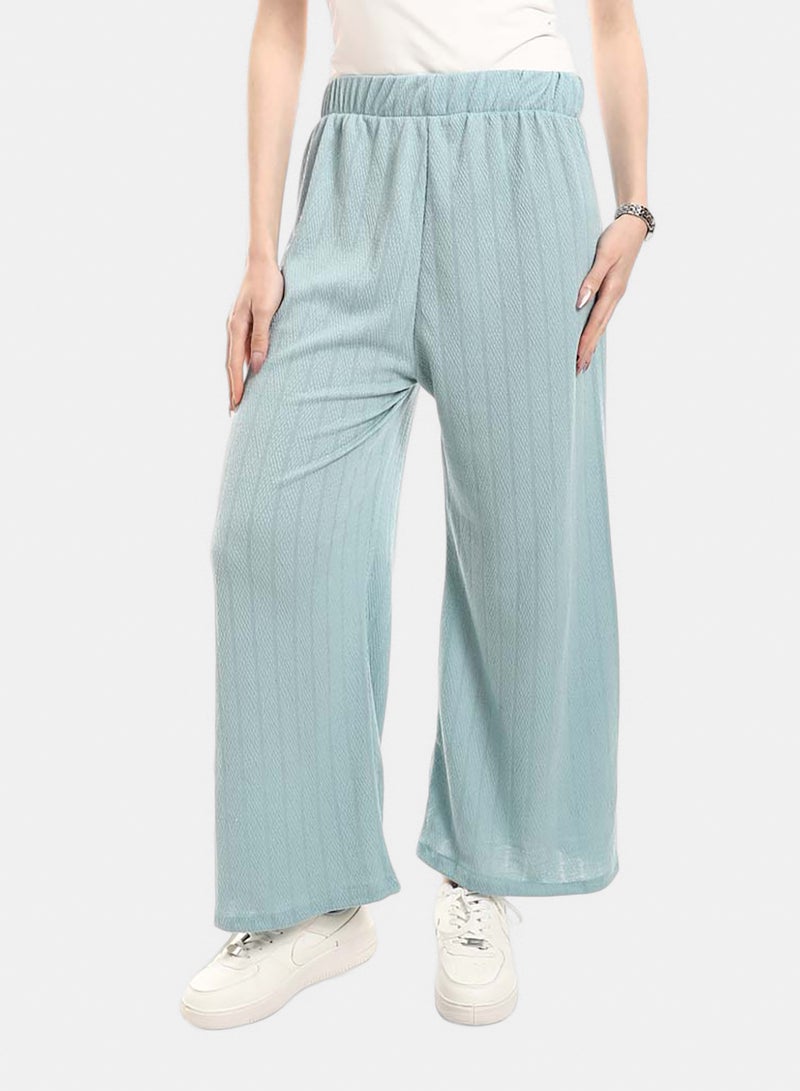 Red Circle Comfortable Elastic Waist Summer Lounge Pants - Image 1